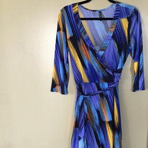 Long Sleeve Wrap Dress